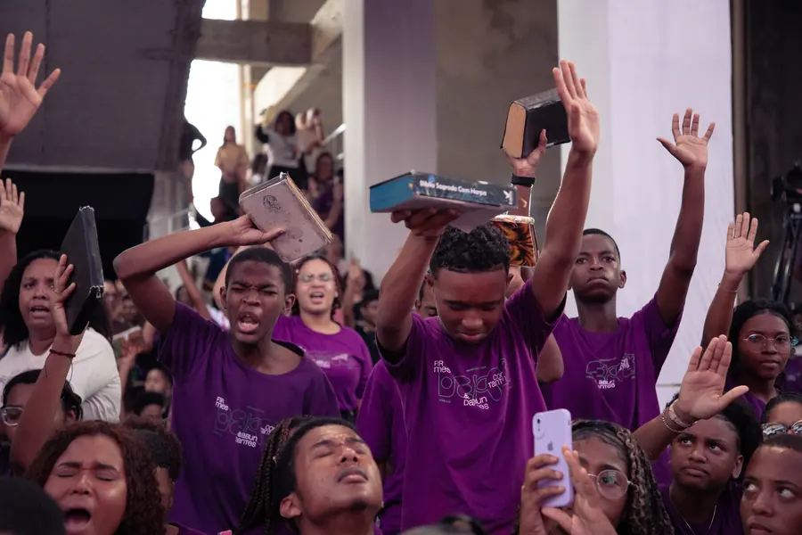 Bastidores da equipe de volunt&aacute;rios do DEPAD